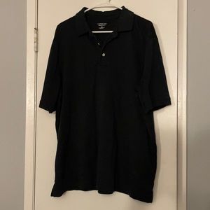 Lands End XL (46-48) Black button up